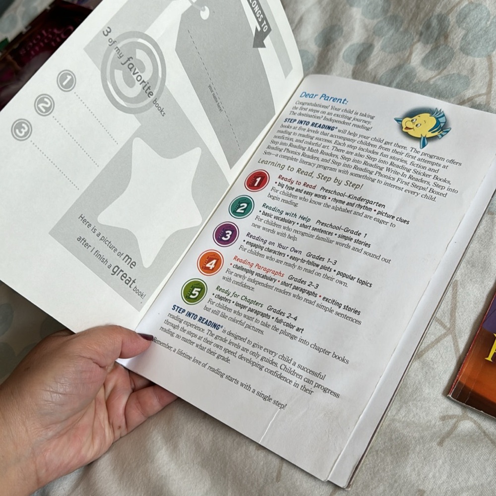 Step Into Reading Disney Princess Level 1 Pre-K / K Book Bundle - Picture 5 of 16